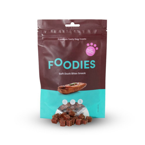 חטיף FOODIES נגיסי ברווז, 100 גרם
