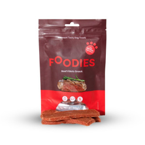חטיף FOODIES פילה בקר, 100 גרם