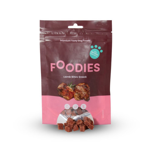 חטיף FOODIES נגיסי כבש, 100 גרם