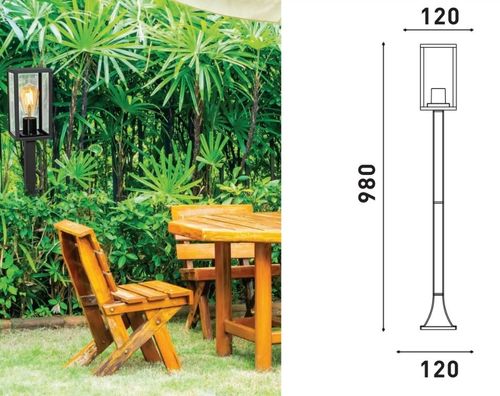 עמוד תאורה | בולארד דגם KING