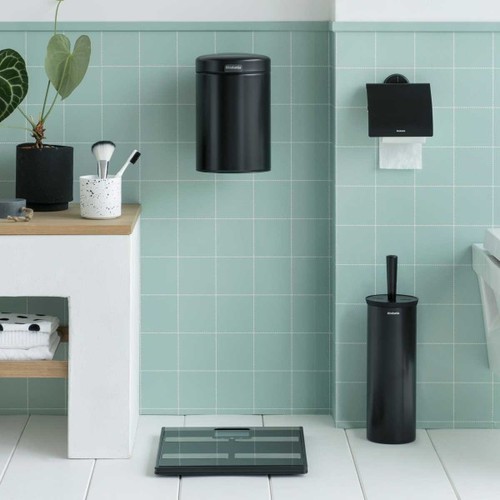 פח נתלה 3 ליטר שחור מט ברבנטיה | Brabantia NewIcon