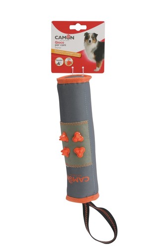 גליל בד עם ידית וTPR וצפצפה לכלבים