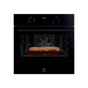 תנור בנוי דגם EOH6426K ELECTROLUX בצבע זכוכית שחורה