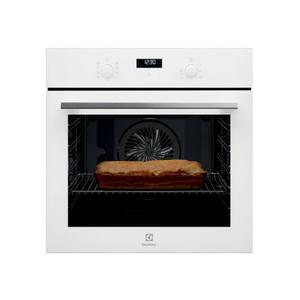תנור בנוי דגם EOH6426V ELECTROLUX בצבע זכוכית לבנה