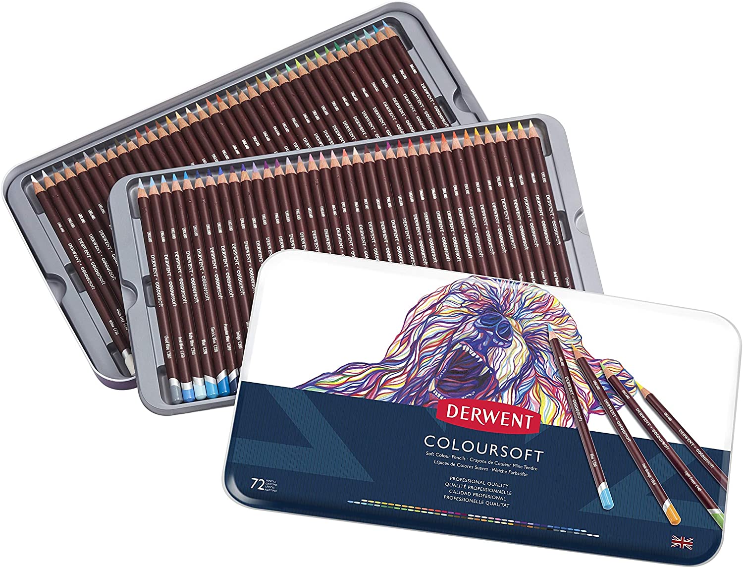 סט 72 עפרונות COLORSOFT