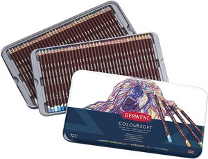 סט 72 עפרונות COLORSOFT DERWENT