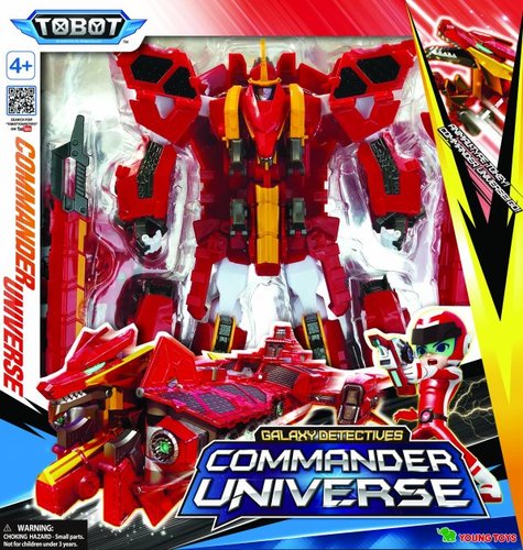 טובוט COMMANDER UNIVERSE קומנדר יוניברס - רובוט ענק לוחם TOBOT שמשתנה לחללית, כולל חרב