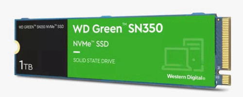 דיסק WD SSD NVME 1TB GREEN 3200/2500 3Y SN350