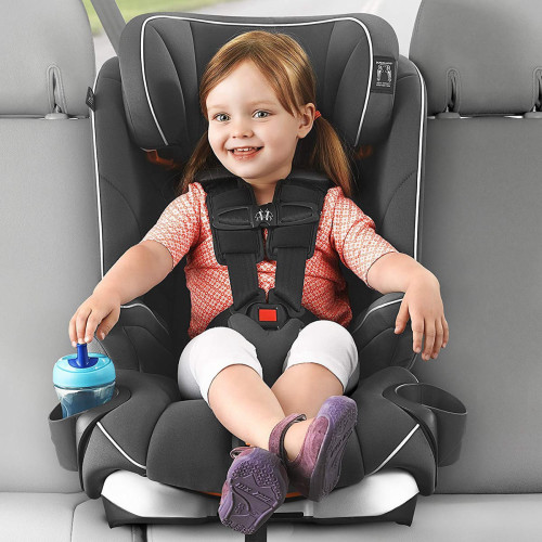 כסא בטיחות משולב בוסטר מיי פיט MyFit עם 4 מצבי שכיבה/ישיבה בצבע שחור וירוק כהה Indigo