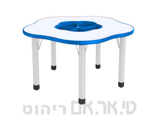 שולחן פעילות מתכוונן אדום