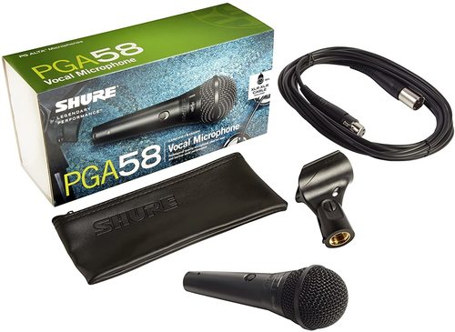 מיקרופון דינמי Shure PGA58רשמי