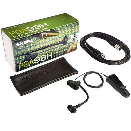 מיקרופון Shure PGA98H XLR לכלי נשיפה רשמי
