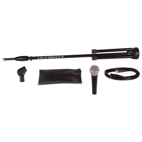 מיקרופון דינמי Shure PGA58 BTS עם סטנד במה רשמי