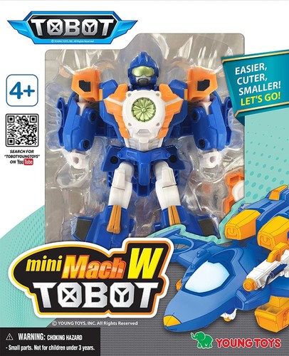 מיני טובוט MACH W מאך דאבליו - רובוט לוחם TOBOT שמשתנה למטוס קרב