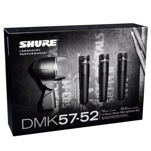 סט 4 מיקרופונים לתופים Shure DMK57-52 רשמי