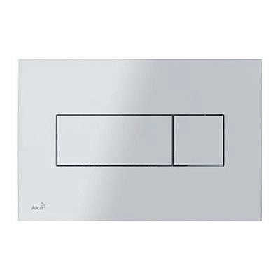 לחצן מיכל סמוי אלקה 370 ניקל מבריק