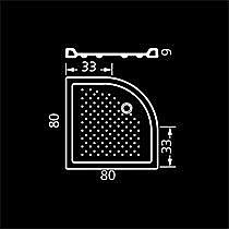 אולמפיה מעוגל 80x80