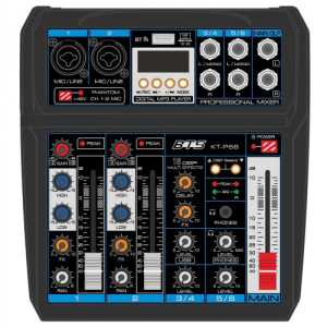 מיקסר 6 ערוצים עם אפקטים KT-PS6