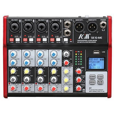 מיקסר 6 ערוצים SE6 ME 