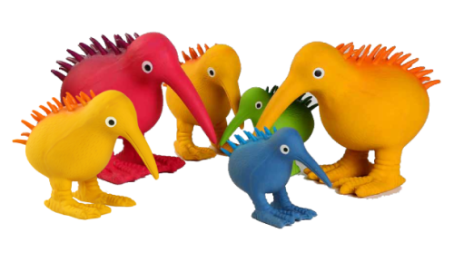 KIWI ציפור לטקס M מצפצפת כתומה