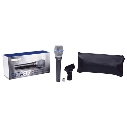 מיקרופון איכותי קונדסנר Shure BETA87A רשמי
