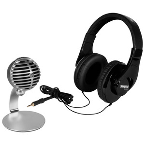 קיט ‏מיקרופון שולחני Shure MV5A-240 BNDL רשמי