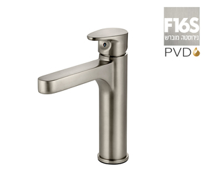 ברז פרח בינוני 305143F16S נירוסטה מוברש PVD סדרת גל (WAVE) חמת