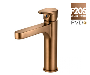 ברז פרח בינוני 305143F20S נחושת מוברש PVD סדרת גל (WAVE) חמת