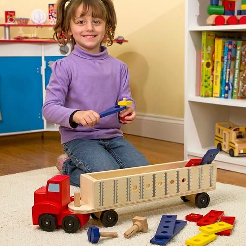 סט בנייה משאית Melissa&Doug