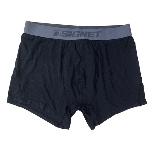 תחתון בוקסר לגבר במבוק SIGNET -שחור