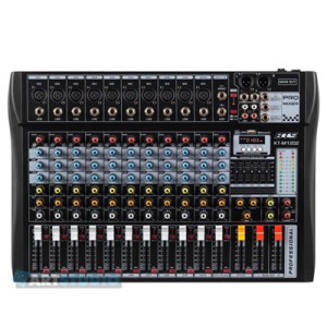 מיקסר 12 ערוצים עם mp3 כולל מסך – MIX KT-M1202 MIX KT-M1202