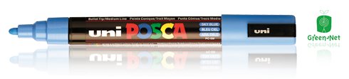 סט 8 מרקר פוסקה UNI POSCA PC 3M 