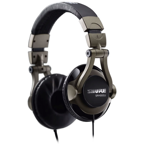 אוזניות קשת מקצועיות Shure SRH550 DJ רשמי