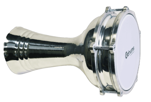 דרבוקה טורקית אלומיניום מיני סדרה 11 בצבע כסף TA-GP11 מבית Gdrums