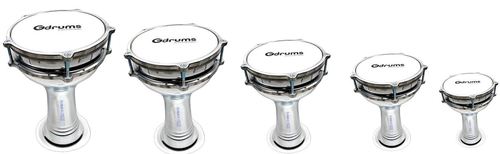 דרבוקה טורקית אלומיניום מיני סדרה 11 בצבע כסף TA-GP11 מבית Gdrums