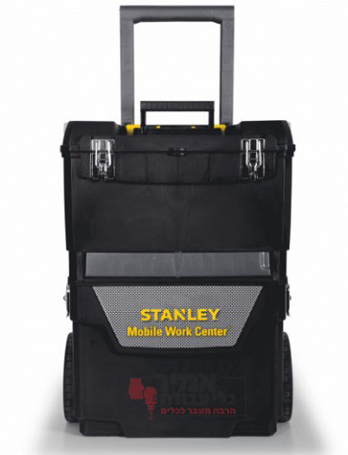 ארגז כלים מטאור 2 קומות עם סגרי מתכת על גלגלים STANLEY