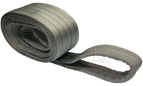 רצועת הרמה אפורה 4 טון אורך 3 מטר