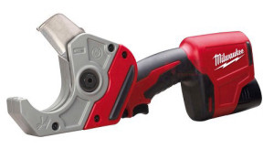 חותך צינורות PVC ופלסטיק 12V נטען כולל סוללת 2A