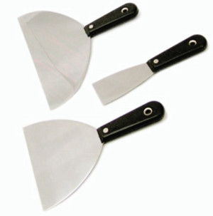 שפכטל נירוסטה ידית פלסטיק