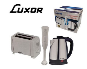 סט ענק במבצע לחג! קומקום + מוט בלנדר + מצנם מבית LUXOR
