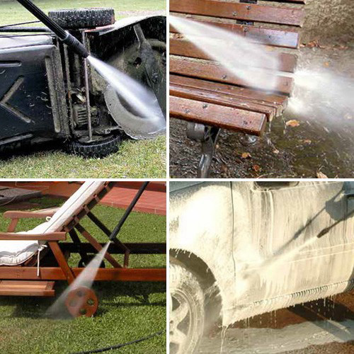 מכונת שטיפה בלחץ 165 BAR כולל אביזר פתיחת סתימות