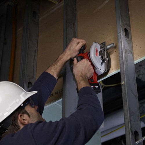 מסור עגול 18V קטן למתכת כולל 2 סוללות 4A