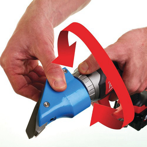 מספרי פח 18V נטענים כולל 2 סוללות 2A