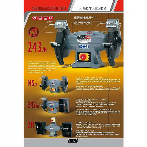 משחזת שולחן תעשייתית 8 FEMI 850W שטל
