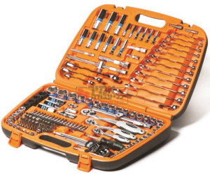 סט בוקסות ומפתחות משולב דרייב "1/4 + "3/8 + "1/2 KING TOOLS