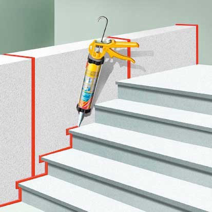 סיקפלקס קונסטרקשן+ מסטיק לאיטום סיקה