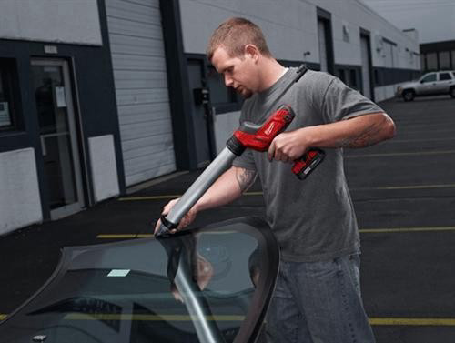 אקדח סיליקון 18V נטען 400 מל - גוף בלבד