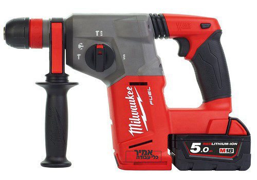 פטישון 26 ממ 18V פוטר מתחלף כולל 2 סוללות 5Ah מטען ותיק