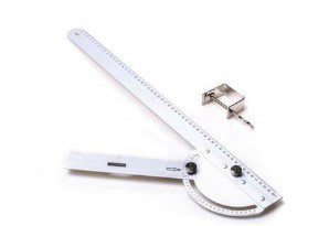 סרגל זוית מתכוונן אלומיניום 550 מ"מ