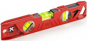 פלס יצוק מגנטי - טורפדו עם עינית דו-כיוונית 90 מעלות 25 ס"מ KAPRO